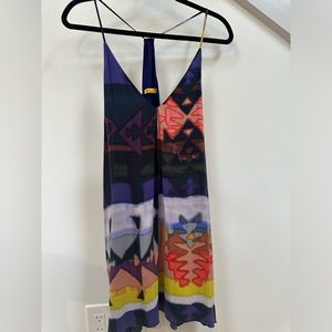 Vintage multi-colored shift dress by Alice + Olivia (Size Large)